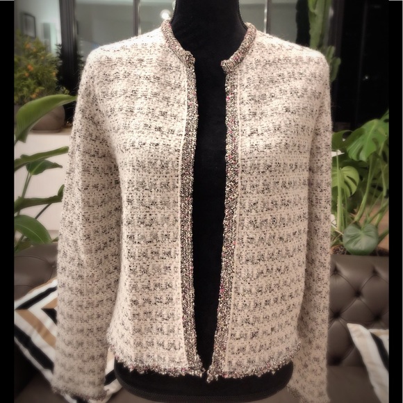 massimo dutti tweed jacket